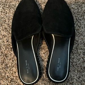 Rag and bone black suede savoy-nord Ann size 8/38